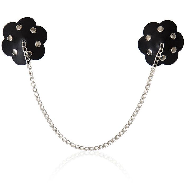 OHMAMA FETISH - PETAL NIPPLE SHIELD WITH CHAIN OHMAMA FETISH - PETAL NIPPLE SHIELD WITH CHAIN